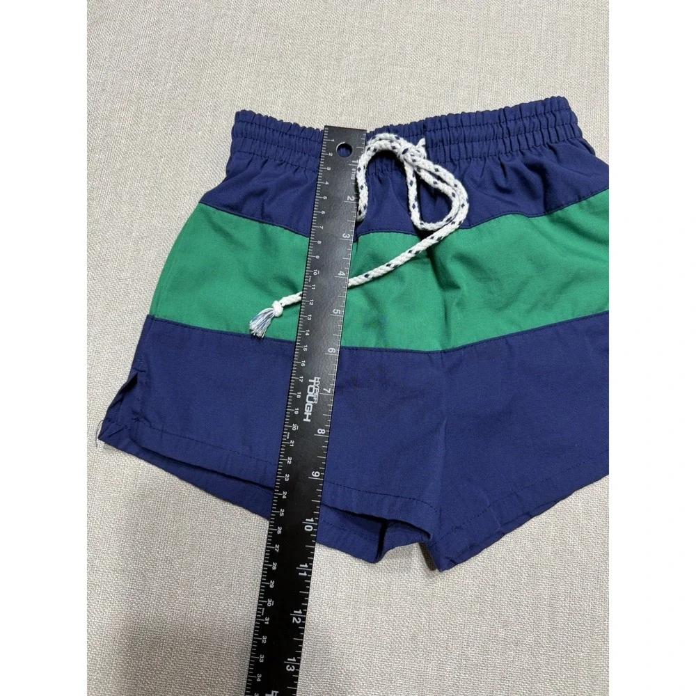 Vintage Lord & Taylor The Young People Shop Boys Swim Shorts  Color block
